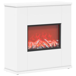 vidaXL Elektromos kandall&oacute; Feh&eacute;r 47 x 18 x 48 cm Szerelt fa