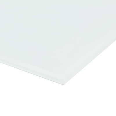 vidaXL fehér, falra szerelhető mágneses üvegtábla 100 x 60 cm