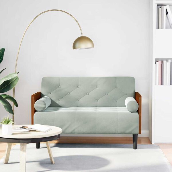 vidaXL vil&aacute;gossz&uuml;rke b&aacute;rsony loveseat kanap&eacute; p&aacute;rn&aacute;kkal 110 cm