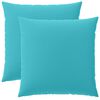 vidaXL P&aacute;rna huzat 2 pcs HEERLEN T&uuml;rkiz 60 x 60 cm Poli&eacute;szter