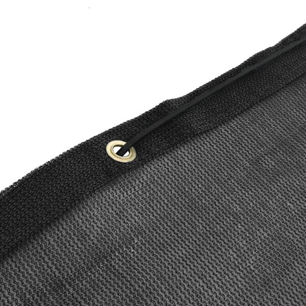 vidaXL fekete HDPE kont&eacute;nerh&aacute;l&oacute; 3,5 x 8 m