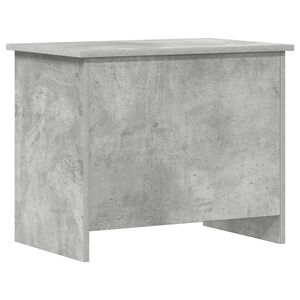vidaXL T&aacute;rol&oacute;doboz t&aacute;rol&oacute;val Betonsz&uuml;rke 60 x 40 x 50 cm Szerelt Fa