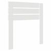 vidaXL Fejtámla fejtámlával Fehér 90 cm Faanyag
