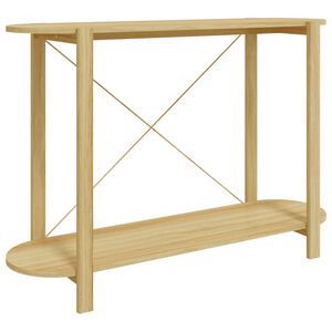 vidaXL feh&eacute;r szerelt fa t&aacute;lal&oacute;asztal 110 x 38 x 75 cm