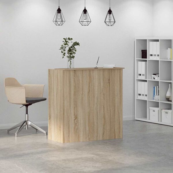 vidaXL sonoma t&ouml;lgyfa recepci&oacute;sasztal 100 x 50 x 103,5 cm