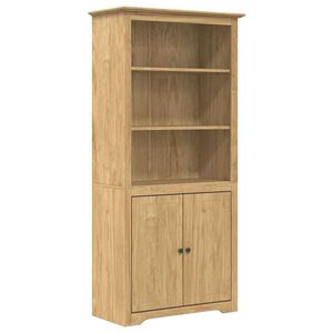 vidaXL K&ouml;nyvszekr&eacute;ny BODO M&eacute;z barna 82 x 40 x 173 cm Faanyag
