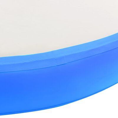 vidaXL kék PVC felfújható tornamatrac pumpával 100 x 100 x 10 cm
