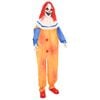 vidaXL R&eacute;misztő Halloween boh&oacute;c SPOOKA S&aacute;rga &eacute;s K&eacute;k 126,5 x 180 cm