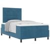 vidaXL Boxrug&oacute;s &aacute;gy fejt&aacute;ml&aacute;val S&ouml;t&eacute;t k&eacute;k 120 x 190 cm B&aacute;rsony