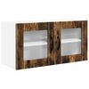 vidaXL Fali &uuml;veges szekr&eacute;ny PORTO F&uuml;st&ouml;lt t&ouml;lgy 80 x 31 x 40 cm