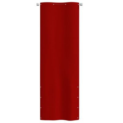 vidaXL piros oxford-szövet erkélyparaván 80 x 240 cm