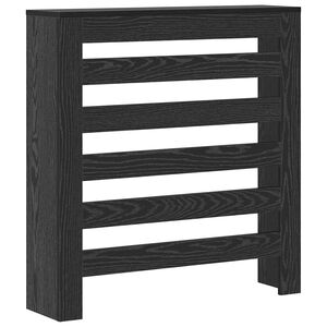 vidaXL Radi&aacute;tor fedez&eacute;k Fekete T&ouml;lgy 78 x 20 x 82 cm Szerelt Fa