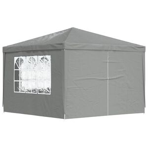 vidaXL Partys&aacute;tor 300 x 300 x 255 cm Vil&aacute;gossz&uuml;rke PE &eacute;s ac&eacute;l