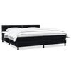 vidaXL fekete b&aacute;rsony rug&oacute;s &aacute;gy matraccal 200x220 cm