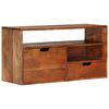 vidaXL t&ouml;m&ouml;r ak&aacute;cfa TV-szekr&eacute;ny 80 x 30 x 42 cm