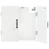 vidaXL Darts szekr&eacute;ny HOORN Feh&eacute;r 52,5 x 10,5 x 53,5 cm Szerelt Fa