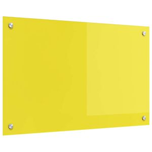 vidaXL Konyhai h&aacute;tfal S&aacute;rga 80 x 50 cm edzett &uuml;veg