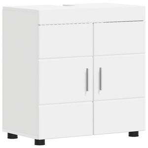 vidaXL F&uuml;rdőszobai Szekr&eacute;ny Szett TULUM Feh&eacute;r 60 x 34 x 63 cm Faanyag