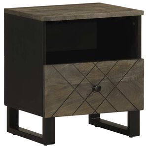vidaXL fekete t&ouml;m&ouml;r mang&oacute;fa &eacute;jjeliszekr&eacute;ny 40 x 33 x 46 cm