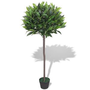 vidaXL műbab&eacute;rfa vir&aacute;gcser&eacute;ppel 125 cm z&ouml;ld