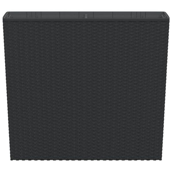 vidaXL antracit polipropil&eacute;n rattan &uuml;ltetv&eacute;ny kivehető belsővel