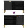 vidaXL fekete szerelt fa TV-szekr&eacute;ny 80 x 33 x 46 cm