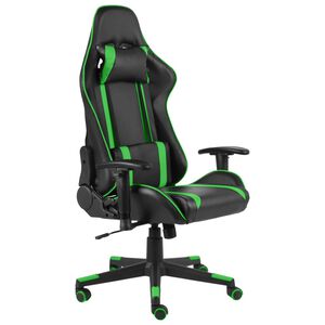 vidaXL z&ouml;ld PVC forg&oacute; gamer sz&eacute;k