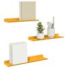 vidaXL Lebegő polc 3 pcs Must&aacute;r s&aacute;rga 40 x 9 x 2,5 cm Ac&eacute;l