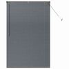 vidaXL Zsalug&aacute;ter Redőny&ouml;k S&ouml;t&eacute;tsz&uuml;rke 175 x 120 cm Alum&iacute;nium