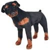 vidaXL fekete &eacute;s barna &aacute;ll&oacute; rottweiler kutya pl&uuml;ssj&aacute;t&eacute;k XXL