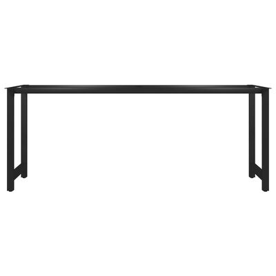 vidaXL H-alakú étkezőasztal láb 180 x 80 x 72 cm