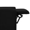 vidaXL fekete szövet masszázsfotel