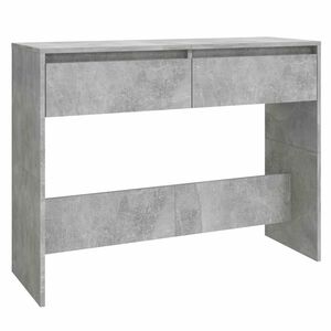 vidaXL betonsz&uuml;rke szerelt fa doh&aacute;nyz&oacute;asztal 100x35x76,5 cm