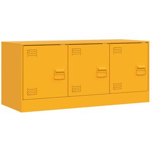 vidaXL must&aacute;rs&aacute;rga ac&eacute;l TV-szekr&eacute;ny 99 x 39 x 44 cm