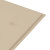 vidaXL tömör akácfa kerti pad párnával 120 cm