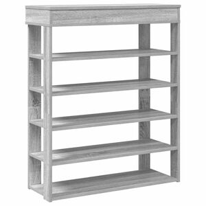 vidaXL sz&uuml;rke sonoma sz&iacute;nű szerelt fa cipőtart&oacute; 80x30x98 cm