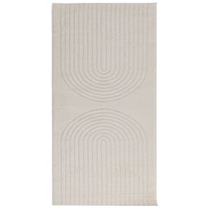 vidaXL Ter&uuml;letszőnyegek HUARTE Kr&eacute;m 150 x 80 cm Poli&eacute;szter