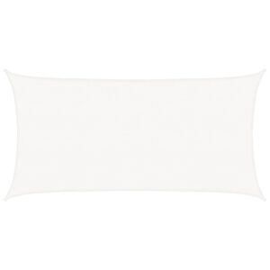 vidaXL t&eacute;glalap alak&uacute; HDPE napvitorla 2 x 4 m feh&eacute;r