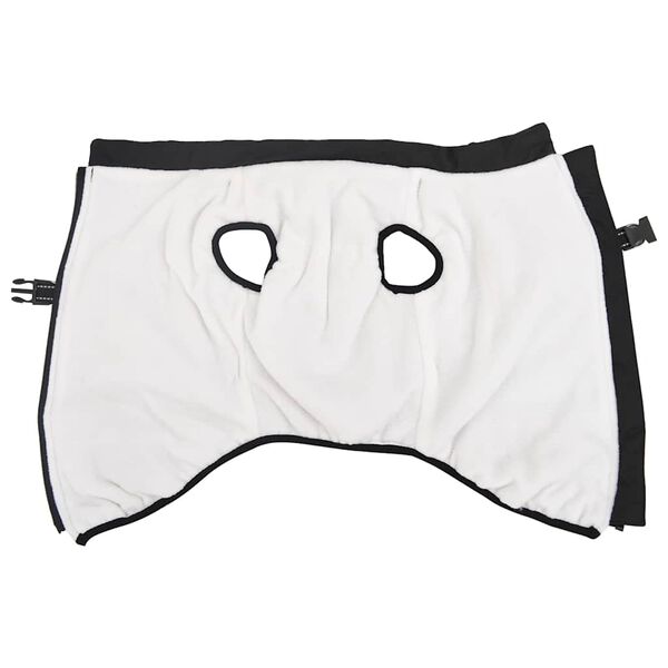 vidaXL fekete kutyakab&aacute;t h&aacute;mmal V&iacute;z&aacute;ll&oacute; f&eacute;nyvisszaverő L52