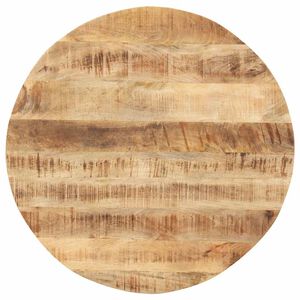 vidaXL kerek t&ouml;m&ouml;r mang&oacute;fa asztallap 15-16 mm 40 cm
