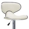 323647 vidaXL Bar Stools 2 pcs Cream Faux Leather