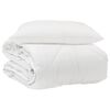 vidaXL &Eacute;vszakokon &Aacute;t Duvet p&aacute;rn&aacute;val 2 db Feh&eacute;r Mikrosz&aacute;l
