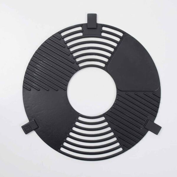 RedFire fekete acél barbecue plancha grillező