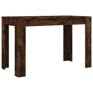 vidaXL f&uuml;st&ouml;s t&ouml;lgy sz&iacute;nű szerelt fa &eacute;tkezőasztal 120 x 60 x 76 cm