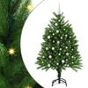 vidaXL Kar&aacute;csonyfa 150 LED-del &aacute;llv&aacute;nnyal Z&ouml;ld 120 cm PE