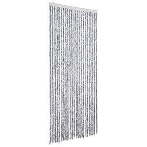 vidaXL feh&eacute;r &eacute;s sz&uuml;rke zsen&iacute;lia rovarf&uuml;gg&ouml;ny 100 x 230 cm