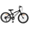 vidaXL Hegyi Bicikli 24 H&uuml;velyk 6-Speed 8-12 &eacute;veseknek val&oacute; Fekete