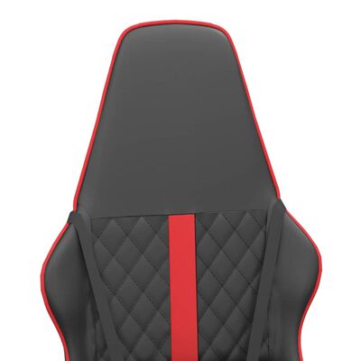 vidaXL piros és fekete műbőr masszázs-játékszék