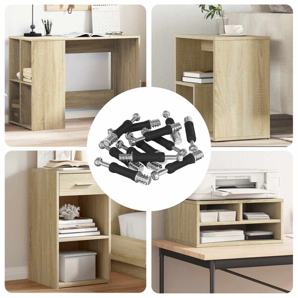 vidaXL Kamera z&aacute;r csavar 4000 pcs Ez&uuml;st &eacute;s Fekete F&eacute;m