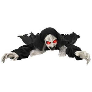 vidaXL Halloween K&uacute;sz&oacute; Zombi SPOOKA Fekete 41 x 130 x 24 cm